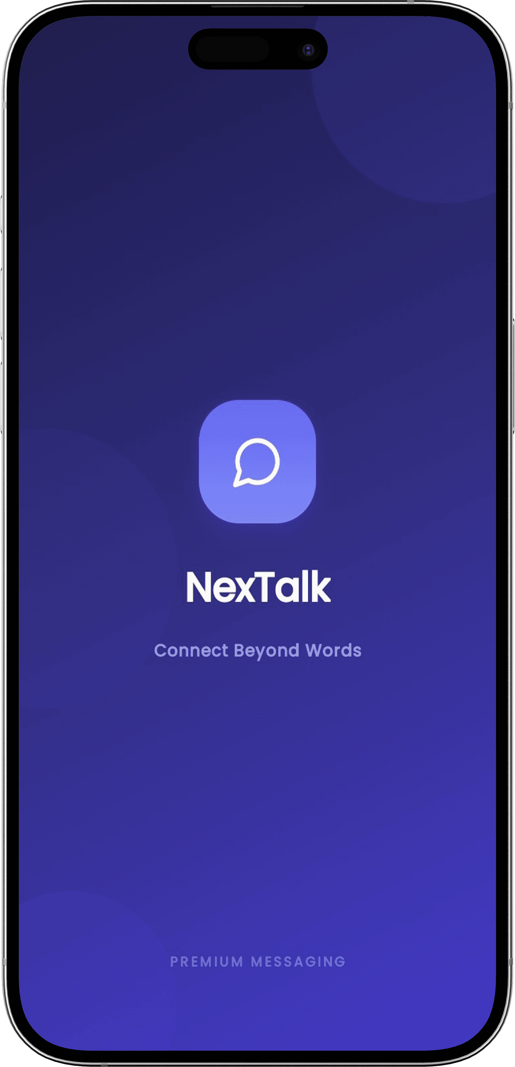 NexTalk — Real-Time Messaging App — Onboarding: Splash